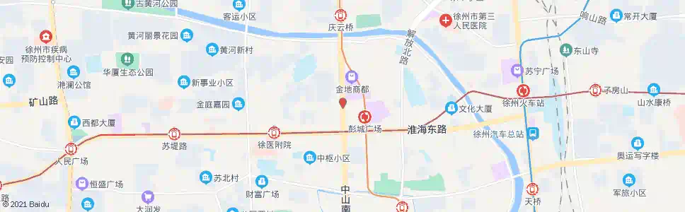 徐州市一院_公交站地图_徐州公交_妙搜公交查询2025