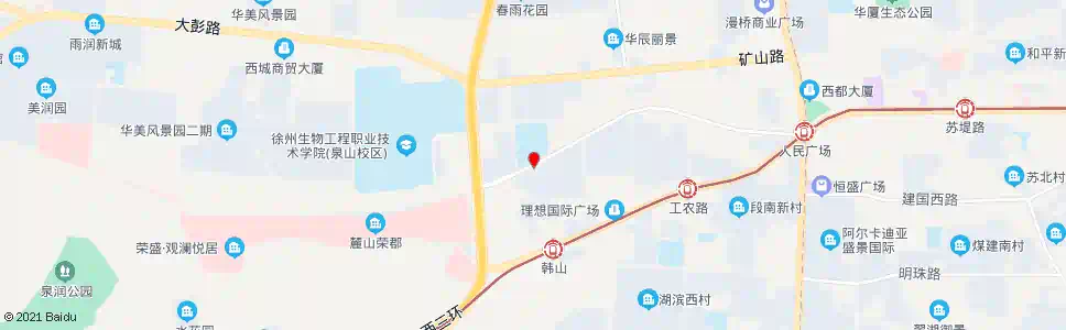 徐州雁山路_公交站地图_徐州公交_妙搜公交查询2025