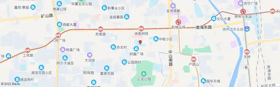 徐州张五楼中学_公交站地图_徐州公交_妙搜公交查询2025