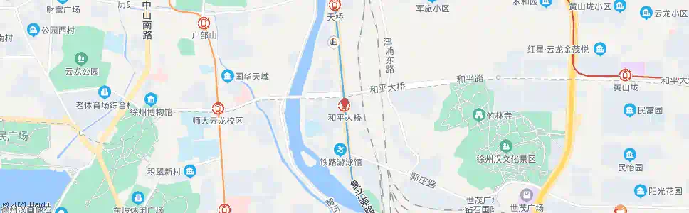 徐州和平大桥_公交站地图_徐州公交_妙搜公交查询2025