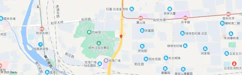徐州民富园路口(原升辉装饰城)_公交站地图_徐州公交_妙搜公交查询2025
