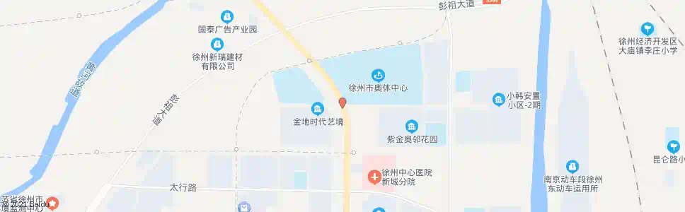 徐州奥体中心_公交站地图_徐州公交_妙搜公交查询2025