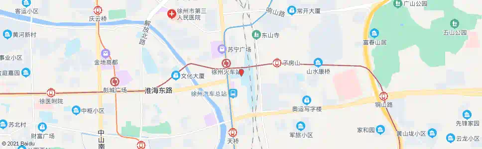 徐州黄景_公交站地图_徐州公交_妙搜公交查询2025