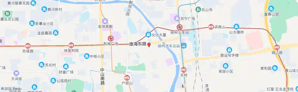 徐州文化宫_公交站地图_徐州公交_妙搜公交查询2025