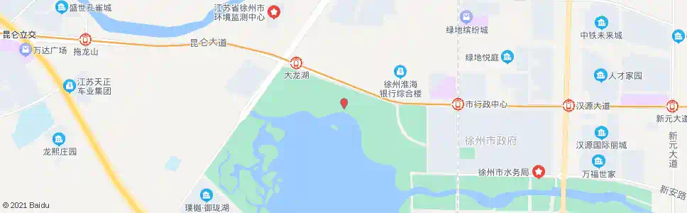 徐州大龙湖_公交站地图_徐州公交_妙搜公交查询2025