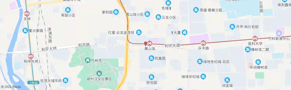 徐州民富园北门_公交站地图_徐州公交_妙搜公交查询2025