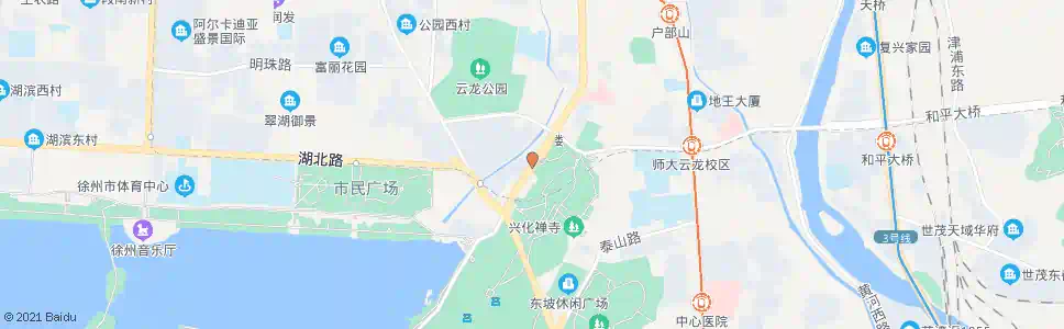 徐州云龙山_公交站地图_徐州公交_妙搜公交查询2025