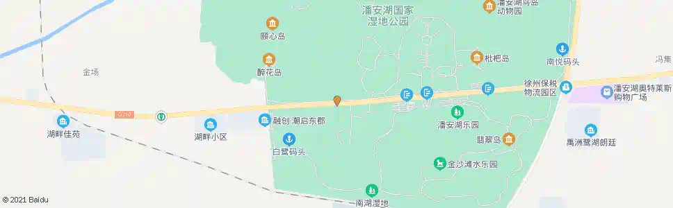 徐州潘安湖_公交站地图_徐州公交_妙搜公交查询2025