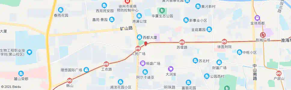 徐州段庄_公交站地图_徐州公交_妙搜公交查询2025