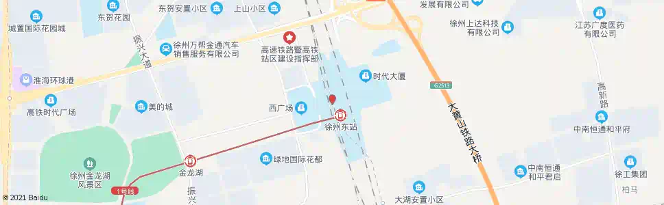 徐州下河头东_公交站地图_徐州公交_妙搜公交查询2025