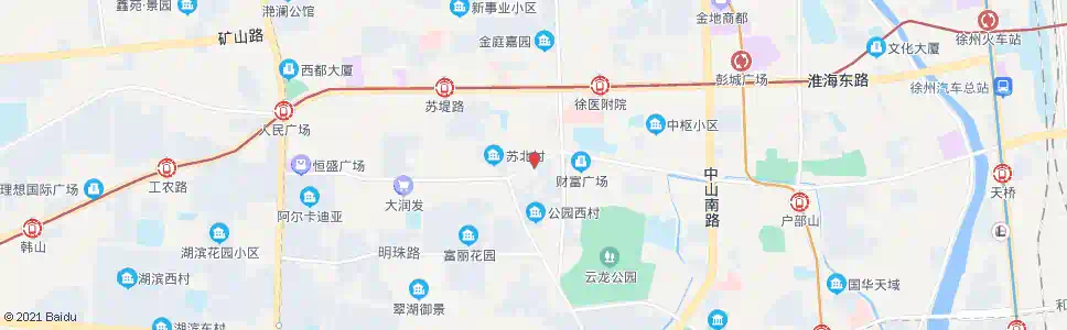 徐州永安广场_公交站地图_徐州公交_妙搜公交查询2025