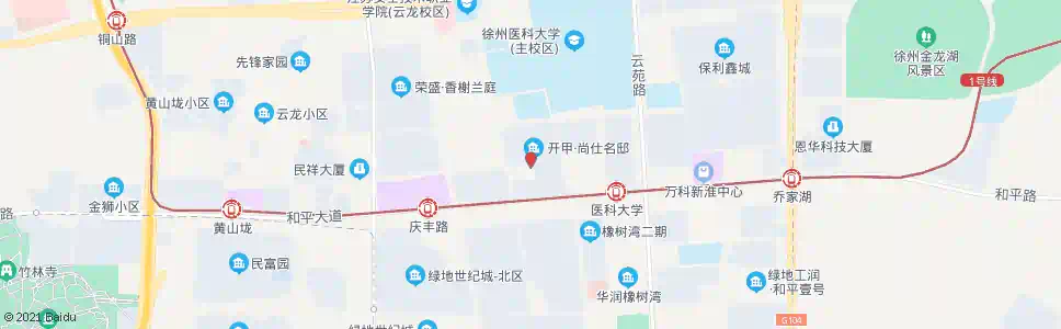 徐州尚仕名邸_公交站地图_徐州公交_妙搜公交查询2025