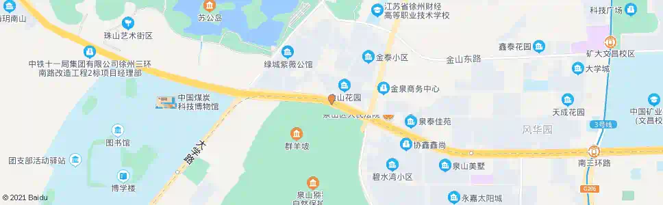 徐州泉山公园_公交站地图_徐州公交_妙搜公交查询2025