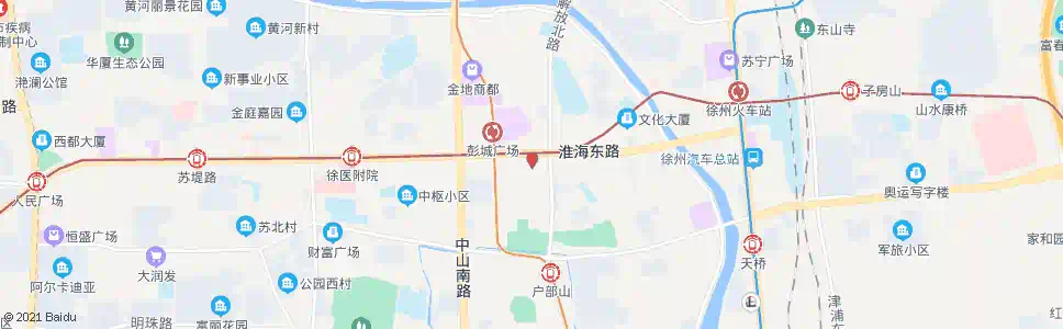 徐州中山堂(解放北路)_公交站地图_徐州公交_妙搜公交查询2025