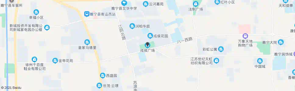 徐州成侯广场_公交站地图_徐州公交_妙搜公交查询2025