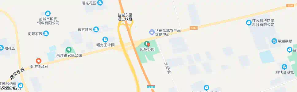 盐城盐城农副产品交易园区_公交站地图_盐城公交_妙搜公交查询2025
