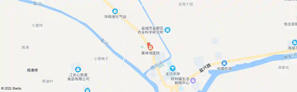 盐城果林场_公交站地图_盐城公交_妙搜公交查询2025