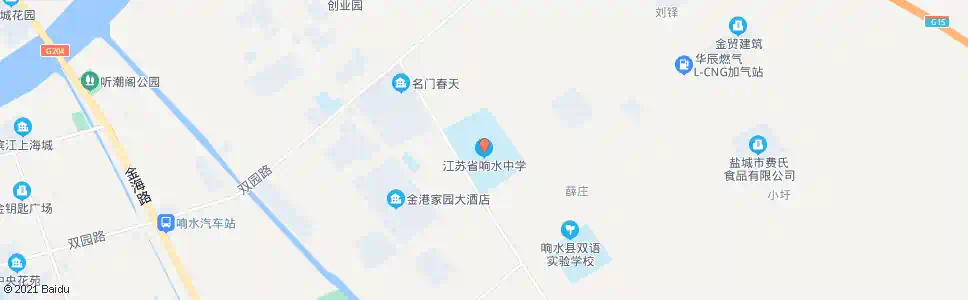 盐城响中_公交站地图_盐城公交_妙搜公交查询2025
