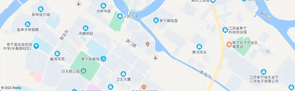 盐城绿洲半岛(金港名门)_公交站地图_盐城公交_妙搜公交查询2025