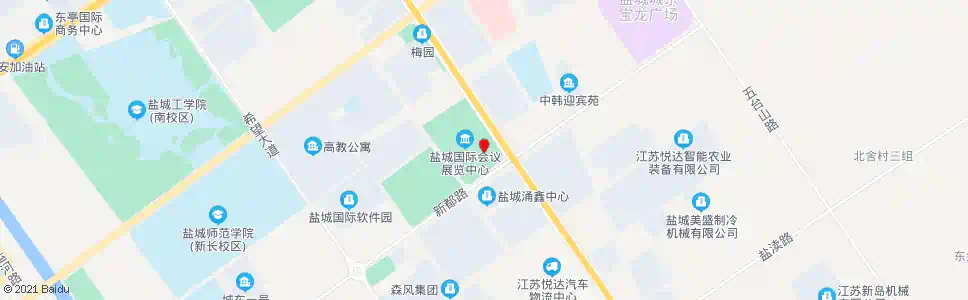 盐城人社局_公交站地图_盐城公交_妙搜公交查询2025
