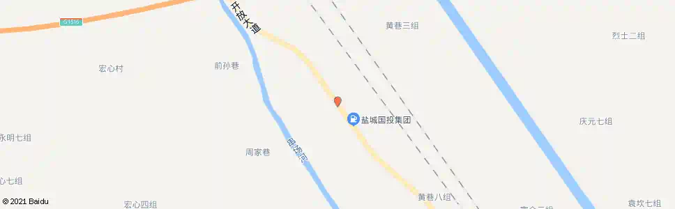 盐城黄巷小学_公交站地图_盐城公交_妙搜公交查询2025