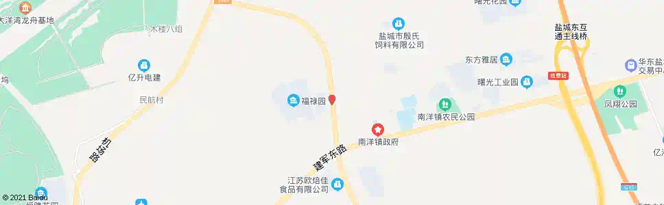 盐城民航小区_公交站地图_盐城公交_妙搜公交查询2025