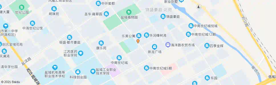 盐城盐渎实验学校_公交站地图_盐城公交_妙搜公交查询2025