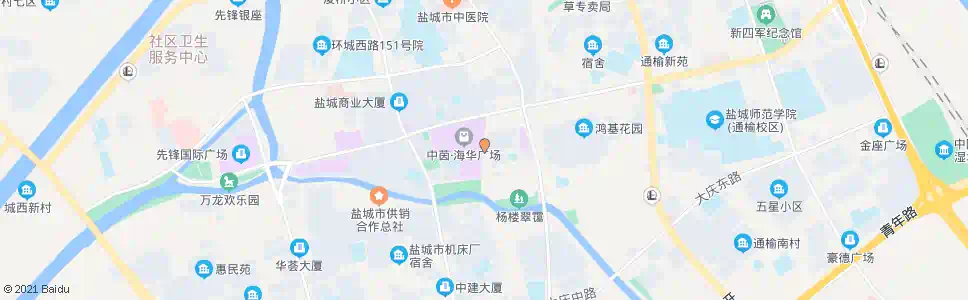 盐城迎宾桥_公交站地图_盐城公交_妙搜公交查询2025