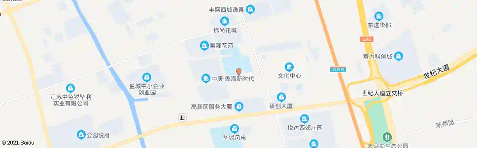 盐城高新区实验学校_公交站地图_盐城公交_妙搜公交查询2025