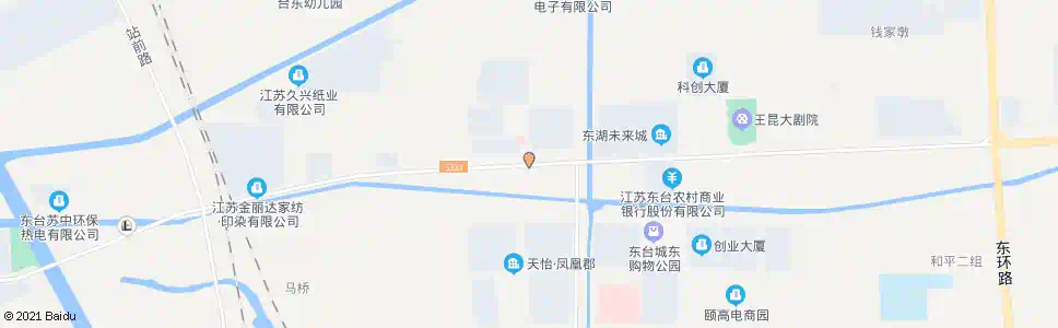 盐城红星河西路_公交站地图_盐城公交_妙搜公交查询2025