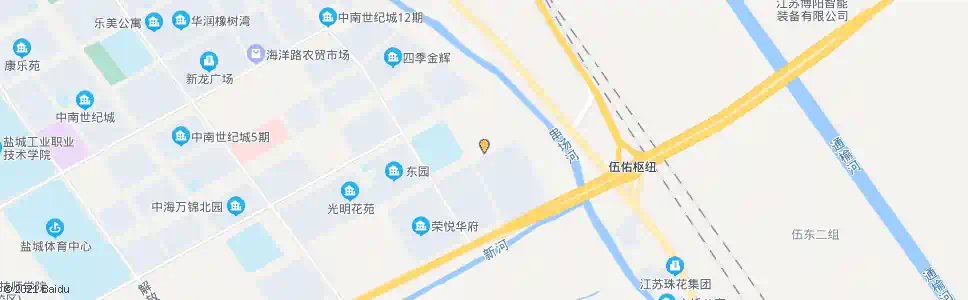 盐城城南新区公交回车场_公交站地图_盐城公交_妙搜公交查询2025