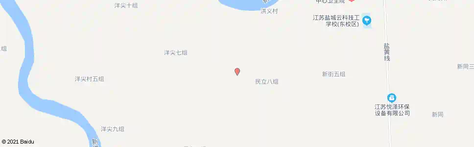 盐城洋尖村_公交站地图_盐城公交_妙搜公交查询2025