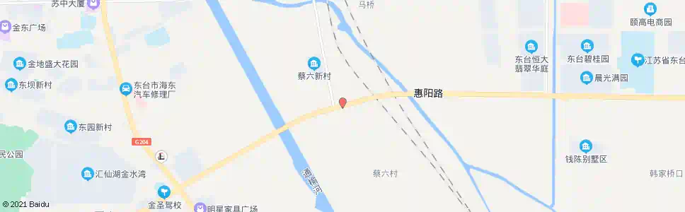 盐城惠阳大桥东_公交站地图_盐城公交_妙搜公交查询2025