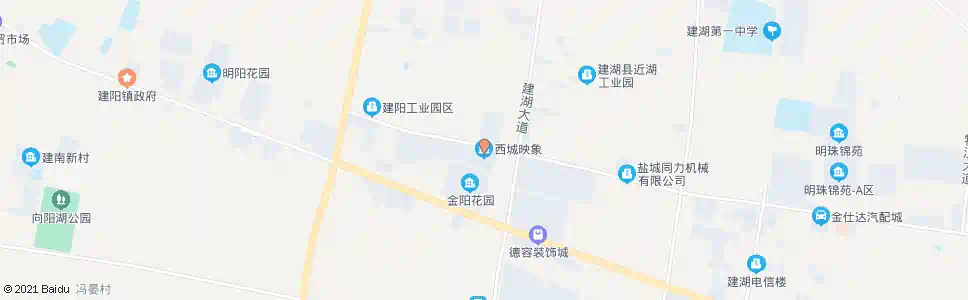 盐城西城映象_公交站地图_盐城公交_妙搜公交查询2025