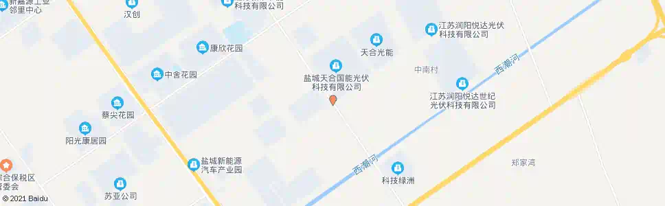 盐城五台山路湘江路口_公交站地图_盐城公交_妙搜公交查询2025