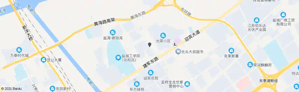 盐城民航新村_公交站地图_盐城公交_妙搜公交查询2025