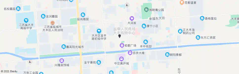 盐城华润苏果超市_公交站地图_盐城公交_妙搜公交查询2025