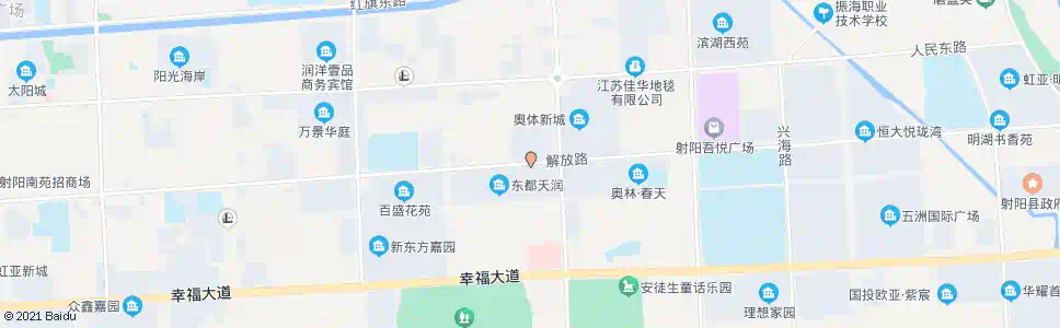 盐城清华园(东都天润)_公交站地图_盐城公交_妙搜公交查询2025