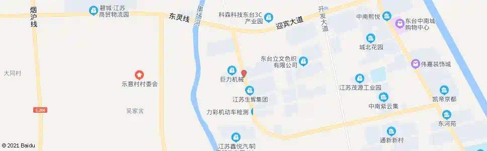 盐城生辉公司_公交站地图_盐城公交_妙搜公交查询2025