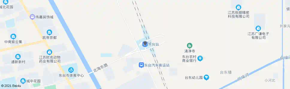盐城火车站(东台)_公交站地图_盐城公交_妙搜公交查询2025
