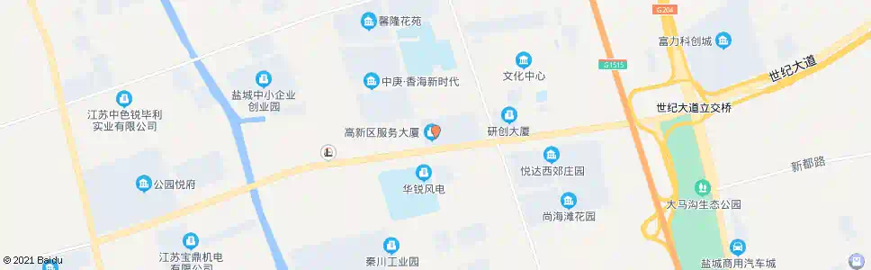 盐城盐都政务中心_公交站地图_盐城公交_妙搜公交查询2025