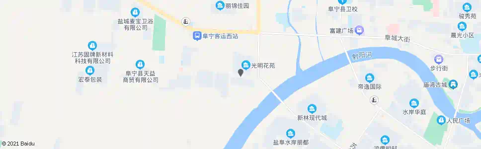 盐城光明花苑(海鑫华府)_公交站地图_盐城公交_妙搜公交查询2025