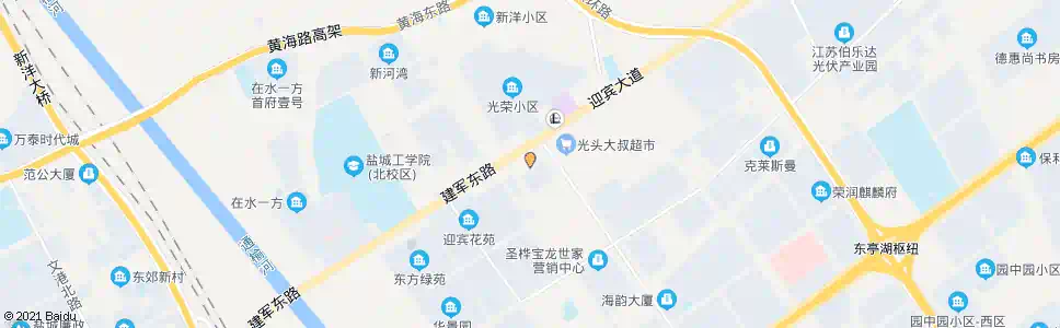 盐城亭湖开发区管委会_公交站地图_盐城公交_妙搜公交查询2025
