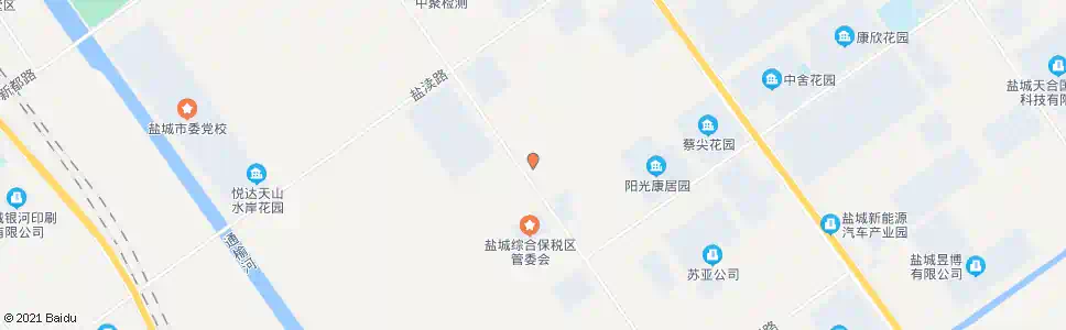 盐城软件园(伊曼雅实业)_公交站地图_盐城公交_妙搜公交查询2025