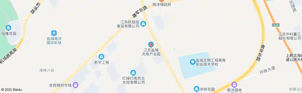 盐城太湖路青墩连接线_公交站地图_盐城公交_妙搜公交查询2025