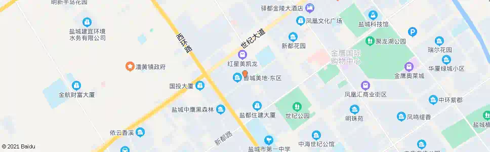 盐城盐业公司_公交站地图_盐城公交_妙搜公交查询2025