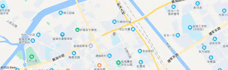盐城盐城小学_公交站地图_盐城公交_妙搜公交查询2025