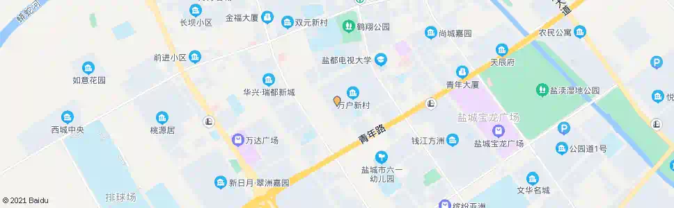 盐城盐南新村_公交站地图_盐城公交_妙搜公交查询2025