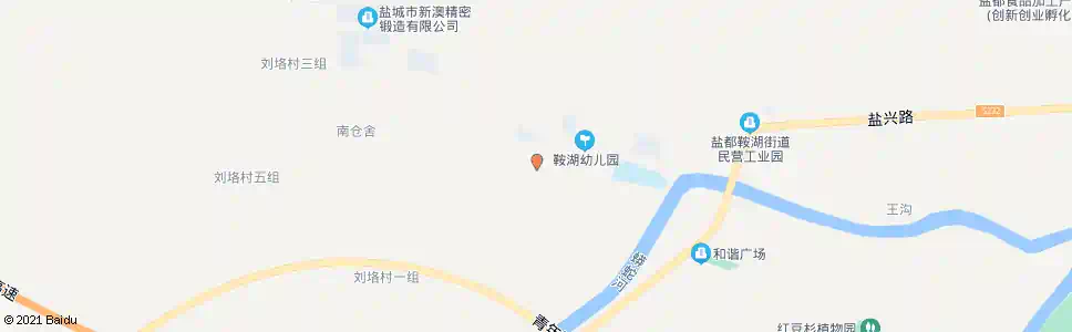 盐城鞍湖_公交站地图_盐城公交_妙搜公交查询2025