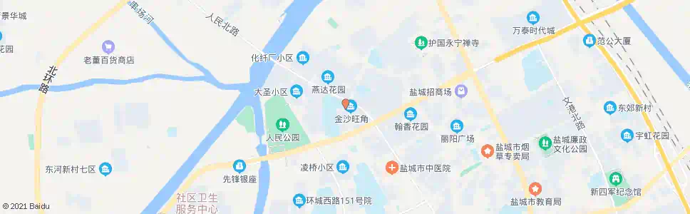 盐城滨海二中_公交站地图_盐城公交_妙搜公交查询2025